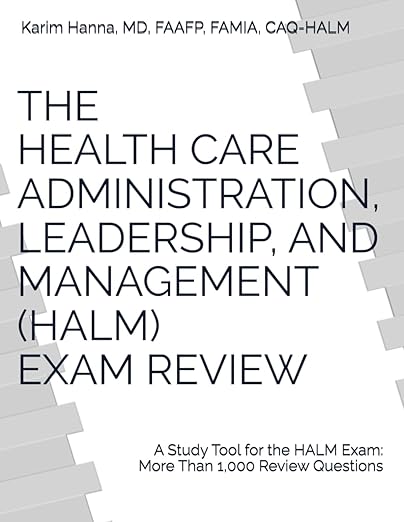 The HALM Exam Review book cover